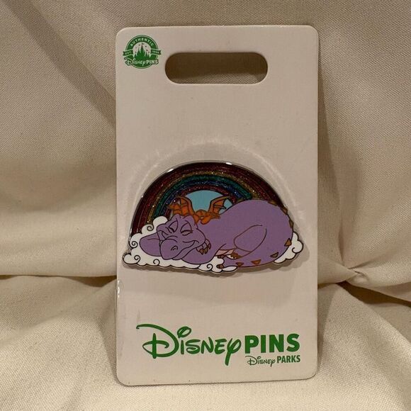 Disney Parks Figment Sleeping Under The Rainbow Collectible Pin Enamel Pin NWT - Picture 3 of 4